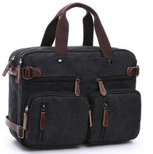 Load image into Gallery viewer, Vintage Canvas Laptop Bag
