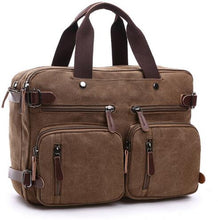 Load image into Gallery viewer, Vintage Canvas Laptop Bag
