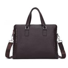 Load image into Gallery viewer, Real Cow Learter  Laptop Bag
